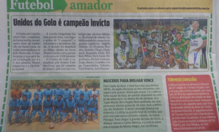 C.R. Direto do ZAPZAP - Deu no "Super": NPB, final e Libertadores da Várzea