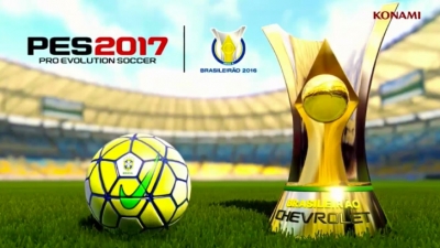 CBF e Konami anunciam Brasileirão oficialmente em &#039;PES 2017&#039;