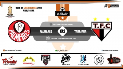 C.R. Direto do ZAPZAP -  Final Copa BH Libertadores da Várzea 2019: Palmares 1x2 Tabajara