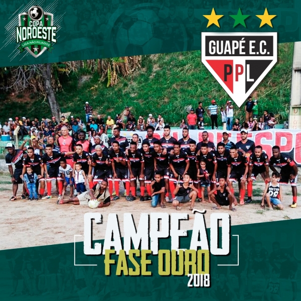 Copa Noroeste BH (Liga Não Filiados) 2018 - Guapé campeão!