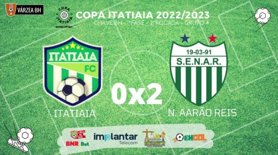 Direto do ZAPZAP - 61°Copa Itatiaia 2022/2023: Itatiaia 0x2 N. Aarão Reis (Melhores momentos)