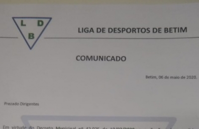 LIGA de Betim Informa - Sobre o futebol e COVID19