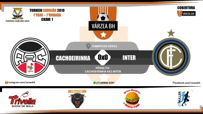 C.R. Direto do ZAPZAP - Torneio Corujão 2019: Cachoeirinha 0x0 Inter (Pênaltis: Cachoeirinha 4x2 Inter)