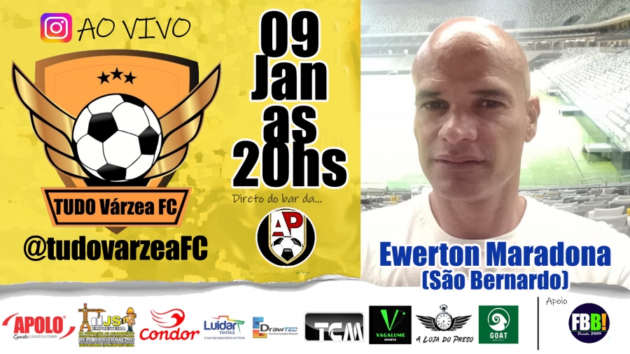 Resenha TUDO VÁRZEA FC: 09/01 as 20hs!